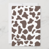 小さなカウボーイが行く！ロデオ赤ちゃんシャワー 招待状 (裏面)