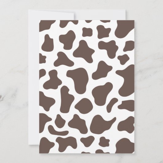 小さなカウボーイが行く！ロデオ赤ちゃんシャワー 招待状 (裏面)