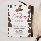 小さなカウボーイが行く！ロデオ赤ちゃんシャワー 招待状