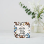 小さなカウボーイが赤ちゃんシャワーを浴びる途中 エンクロージャーカード (スタンド正面)