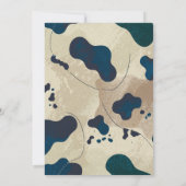 小さなカウボーイが赤ちゃんシャワーを浴びる 招待状 (裏面)