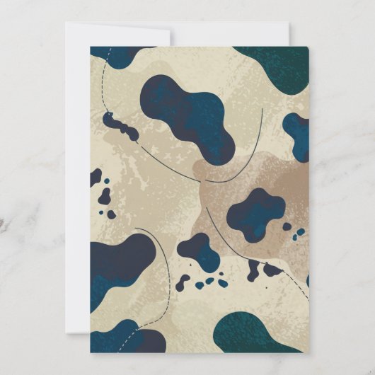 小さなカウボーイが赤ちゃんシャワーを浴びる 招待状 (裏面)