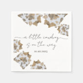 小さなカウボーイが途中だ スタンダードカクテルナプキン (正面)