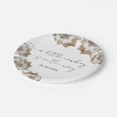 小さなカウボーイが途中だ ペーパープレート (アングル)