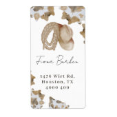 小さなカウボーイが途中だ ラベル (正面)