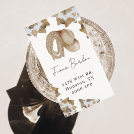 小さなカウボーイが途中だ ラベル