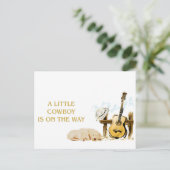 小さなカウボーイが途中のはがきに ポストカード (スタンド正面)