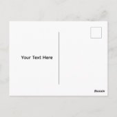 小さなカウボーイが途中のはがきに ポストカード (裏面)