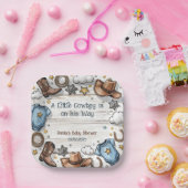 小さなカウボーイが途中ベビーシャワー紙P ペーパープレート (パーティー)