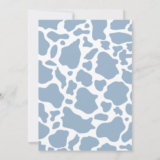 小さなカウボーイの誕生日 招待状 (裏面)