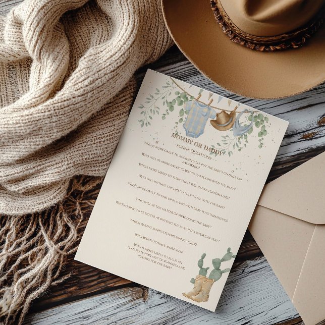 小さなカウボーイの赤ちゃんシャワーのゲーム (クリエイターアップロード済み)