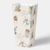 小さなカウボーイの赤ちゃんシャワー フェイバーボックス (裏面)