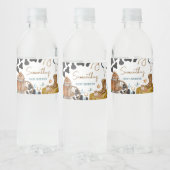 小さなカウボーイの赤ちゃんシャワー ペットボトルラベル (ボトル)