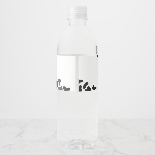 小さなカウボーイの赤ちゃんシャワー ペットボトルラベル (裏面)