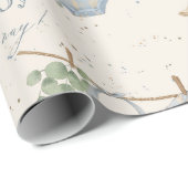 小さなカウボーイの赤ちゃんシャワー ラッピングペーパー (ロールコーナー)