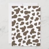 小さなカウボーイの赤ちゃんシャワー 招待状 (裏面)