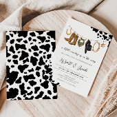 小さなカウボーイの赤ちゃんシャワー 招待状