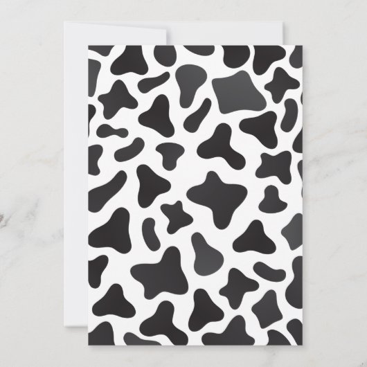 小さなカウボーイの赤ちゃんシャワー 招待状 (裏面)