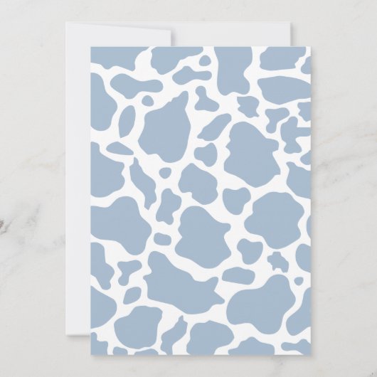 小さなカウボーイの赤ちゃんシャワー 招待状 (裏面)