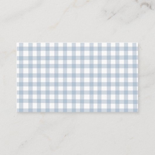 小さなカウボーイの途中おむつラッフル エンクロージャーカード (裏面)