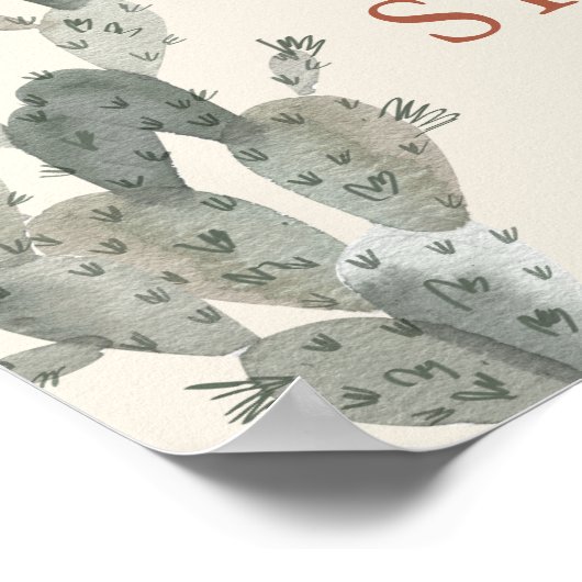 小さなカウボーイは男の子のシャワー歓迎の途中にある ポスター (角)