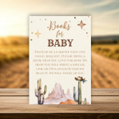 小さなカウボーイウェスタンの少年の本ベビー エンクロージャーカード