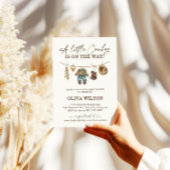 小さなカウボーイウェスタンワイルドウェストRodeo赤ちゃんシャワー 招待状