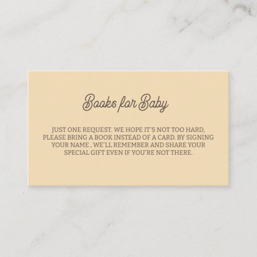 小さなカウボーイウェスタン男の赤ちゃんベビーシャワー エンクロージャーカード (正面)