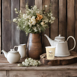 小さなカウボーイウェスタン男の赤ちゃんベビーシャワー 紙コップ