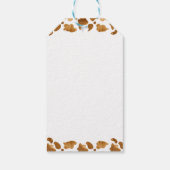 小さなカウボーイクロセスラインワイルドウエストボーイベビースシャワー ギフトタグ (裏面)