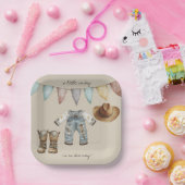 小さなカウボーイズオンザウェイ紙プレート ペーパープレート (パーティー)