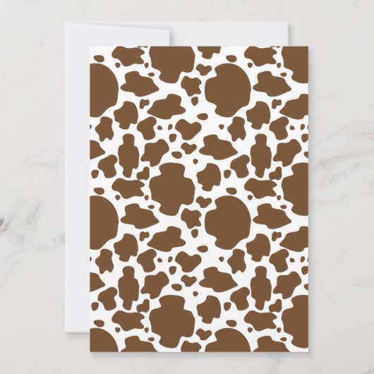 \小さなカウボーイズ西部の男の子ツインベビーシャワー 招待状 (裏面)