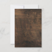 小さなカウボーイブーツ赤ちゃんシャワー 招待状 (裏面)