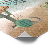 小さなカウボーイ西シャワー深夜おむつ ポスター (角)