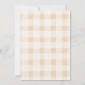 小さなカウボーイ西モダンロデオ赤ちゃんシャワー 招待状 (裏面)