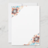 小さなカウボーイ西素朴の赤ちゃんシャワー 招待状 (裏面)