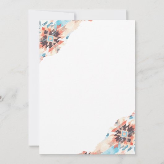 小さなカウボーイ西素朴の赤ちゃんシャワー 招待状 (裏面)