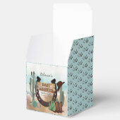 小さなカウボーイ西部の少年の赤ちゃんシャワー フェイバーボックス (オープン)