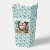 小さなカウボーイ西部の少年の赤ちゃんシャワー フェイバーボックス (裏面)