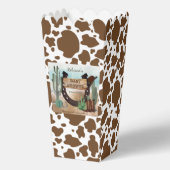 小さなカウボーイ西部の少年の赤ちゃんシャワー フェイバーボックス (正面)