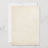 小さなカウボーイ西部の少年の赤ちゃんシャワー 招待状 (裏面)