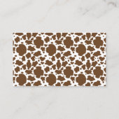 小さなカウボーイ西部の赤ちゃんシャワーベビー エンクロージャーカード (裏面)