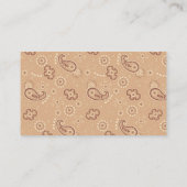 小さなカウボーイ西部の赤ちゃんシャワー囲い車 エンクロージャーカード (裏面)