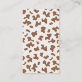 小さなカウボーイ赤ちゃんシャワー少年の本ベビー エンクロージャーカード (裏面)