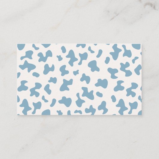 小さなカウボーイ赤ちゃんシャワー男の子おむつラッフルカード エンクロージャーカード (裏面)