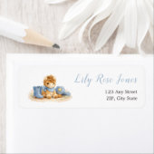 小さなカウボーイ ウェスタン ベイビー シャワー 返信先住所 ラベル (インサイチュ)