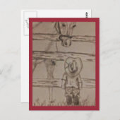 小さなカウボーイ ポストカード (正面/裏面)