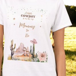 小さなカウボーイ 田舎の西部劇 少年のマミーになる Tシャツ