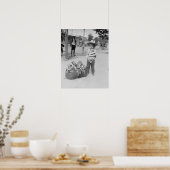 小さなカウボーイ、1923。ヴィンテージ写真 ポスター (キッチン)