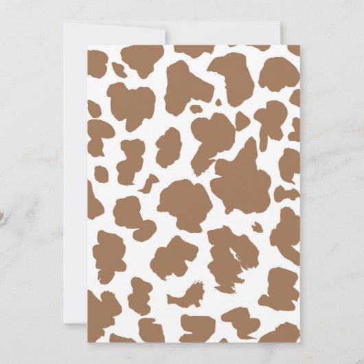 小さなカウボーロデオベビーシャワー招待状 招待状 (裏面)